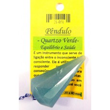 Pendolo di quarzo verde Pendolo di quarzo verde
