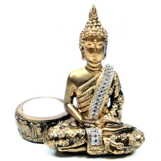 Portacandele Buddha Dorato Portacandele Buddha Dorato