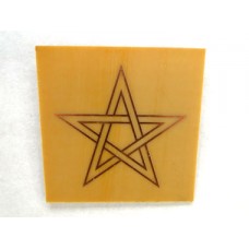 Tessera Radionica Stella di 5 punte in rame 7x7cm Tessera Radionica Stella di 5 punte in rame 7x7cm
