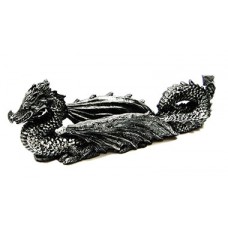 Bruciatore di Incenso Drago Medievale Argento