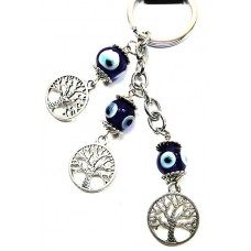 Portachiavi Occhio Greco e Mandala Albero della Vita Portachiavi Occhio Greco e Mandala Albero della Vita
