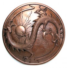 Quadro Dragone da parete bronzo Quadro Dragone da parete bronzo